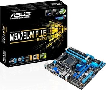 Новая материнская плата Asus M5A78L-M PLUS / USB3 AM3+