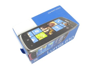 PL DYST 100% NOWA NOKIA LUMIA 610 BLACK PLOMBA