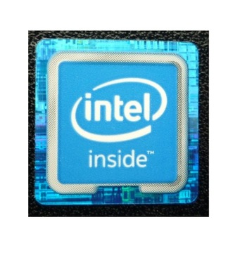 105B наклейка Intel inside Haswell Blue 18 x 18 мм