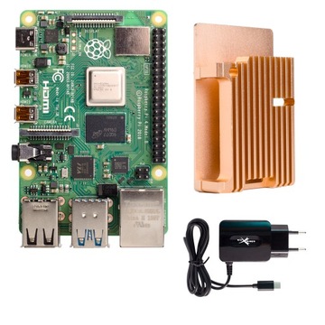 Raspberry Pi 4 комплект 4GB большое пассивное охлаждение