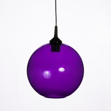 Абажур 4054 сфера E27 фиолетовый-стекло-диам. 25 см