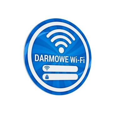 Наклейка-безкоштовний Wi-Fi 15x15