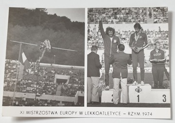 Открытка XI Чемпионат Европы в Л. А. Рим 1974