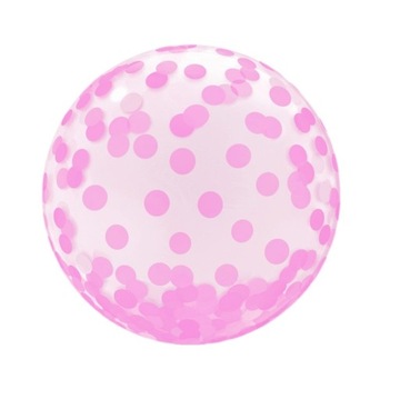 Розовый горошек хрустальный шар-18 дюймов