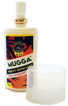 MUGGA STRONG 50% DEET спрей комарів кліщів Muga