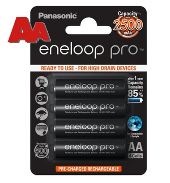 4X ENELOOP PRO AA аккумуляторные батареи JAPAN R6 оригинал