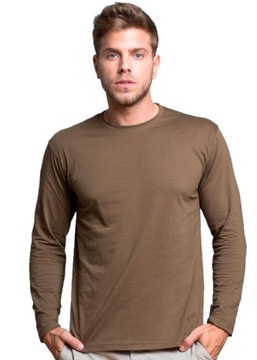 Чоловіча футболка з довгим рукавом без друку JHK L