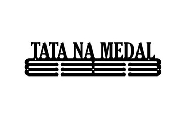 ПАПА НА МЕДАЛЬ # 2 / МЕДАЛЬ ВЕШАЛКА 60CM С МЕТАЛЛОМ