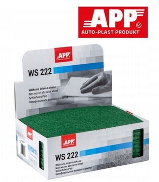 НЕТКАНЫЙ АБРАЗИВНАЯ ЗЕЛЕНЫЙ ЛИСТ 150x230MM APP