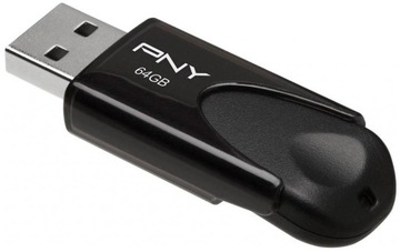 Pen 64GB PNY Attache 25MB / s USB2. 0 розширюваний чорний
