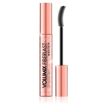 EVELINE VOLUMIX FIBERLAST ТУШЬ ДЛЯ РЕСНИЦ ЧЕРНЫЙ РОЗОВЫЙ