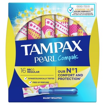 Tampax Pearl Compak Regular тампони з аплікатором