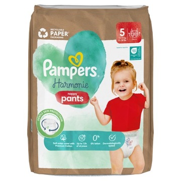 Pampers Harmonie детские подгузники размер 5 12-17 кг, 20 штук