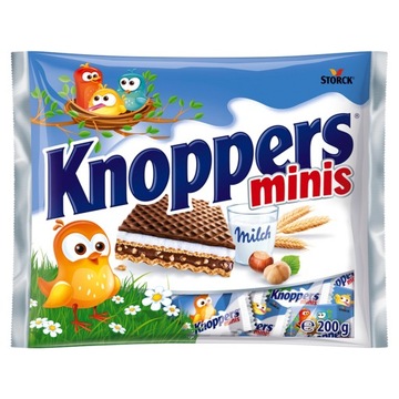Knoppers Mini Minis вафельные пирожные 200 г