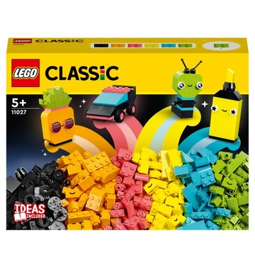 LEGO Classic 11027 креативні розваги неоновими кольорами