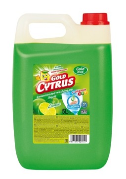 GOLD CITRUS 5L ЛИМОННА РІДИНА ДЛЯ МИТТЯ ПОСУДУ