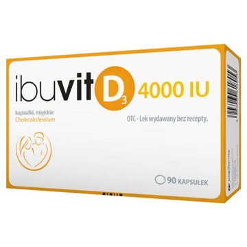 Ibuvit D3 4000 МЕ 90 капсул витамин D3 препарат