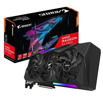 Видеокарта Gigabyte Aorus Radeon RX 6800 Master 16 ГБ