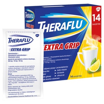 Theraflu Extra Grip 14 пакетиків