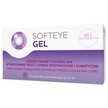 SOFTEYE GEL гель для глаз 20 контейнеров x 0,4 мл DW 12.2024