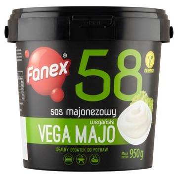 Vegamajo майонез веганский соус ведро Fanex 950 г