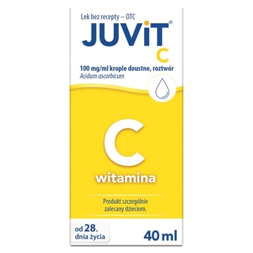 Juvit c капли 40 мл поврежденная упаковка