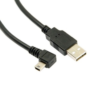 Мини-USB-кабель MiniUSB к USB правый угол 5 м