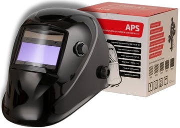 Автоматичний козирок APS - 616g Black IDEAL маска