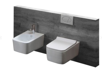 MEXEN ZESTAW YORK MISKA WC RIMLESS DESKA + BIDET