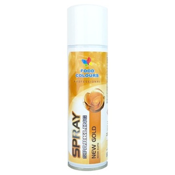 Аэрозольный краситель (spray) Food Colours 250 г 250 мл 1 шт. золотой