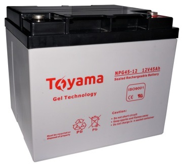 Аккумуляторная батарея Toyama NPG 45 12V 45Ah