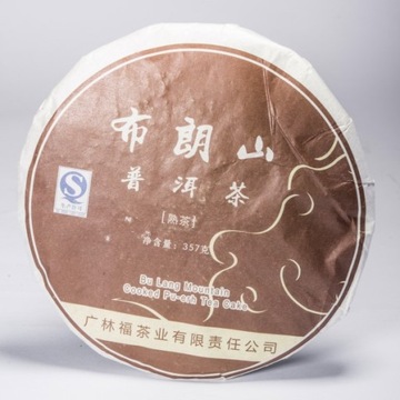 Прессованный чай Пуэр: Гора Бу Ланг 357 г-Шу Китай Юньнань