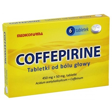 Coffepirine, 6 таблеток від головного болю