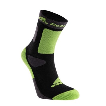 Rollerblade Black / Green-Детские носки размер 31-34