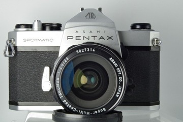 Pentax Spotmatic SP + объектив M42 SMC takumar 28mm