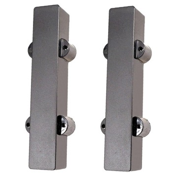 2pcs Pickup Cover 5 String Sealed For Jazz JB Bass Electric Guitar Black