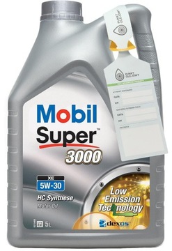 MOBIL SUPER 3000 XE 5W30-5L