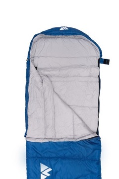 Туристический спальный мешок VOLVEN CAMPER синий левый