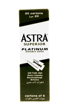 ASTRA лезвия бритвы 5 шт. Superior platinum double edge