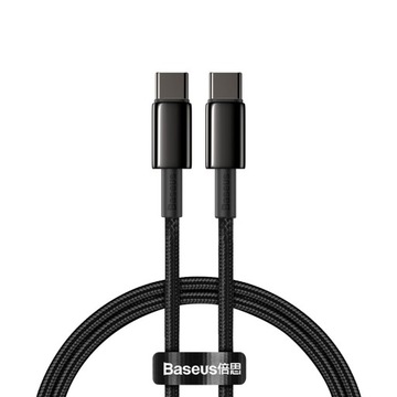 Кабель USB-C Baseus Tungsten Gold Quick Charge 4 1m