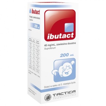 Ibutact 40 мг/мл пероральна суспензія 200 мл дитина