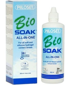 Рідина для лінз Piiloset BioSoak + All in one 360 мл + контейнер