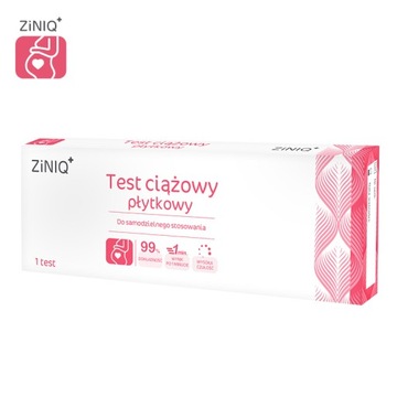 Ziniq пластинчатый тест на беременность, 1 шт.