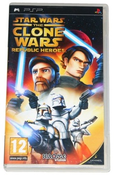 Игра Star Wars The Clone Wars на Sony PSP.