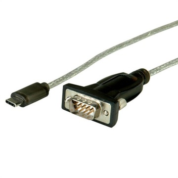 Кабель кабель для USB C-RS232 конвертер черный 1,8 м