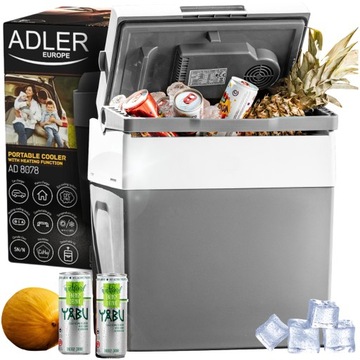 Холодильник портативный 28L пассивный морозильник для напитков Adler