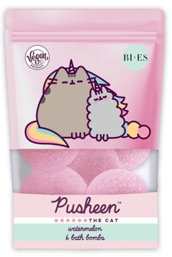 Bi-ES кульки для ванни Pusheen кавун кавун 6 шт. * 55 г