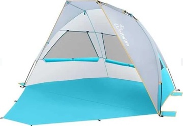 WolfWise UPF 50 + для 2-3 человек легкая складная пляжная палатка