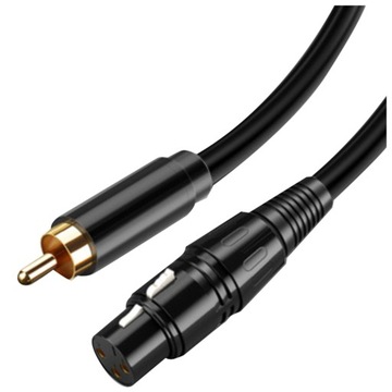 до XLR 3-контактний мікрофонний кабель XLR до RCA радіо