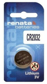 Кнопочная литиевая батарея RENATA CR2032 1 шт.